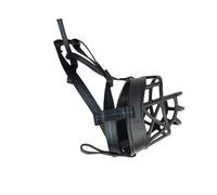 dog muzzle, Dog Muzzle To Stop Chewing,Breathable,Adjustable,Allows Panting And Drinking,Large Breathing Hole,For Small,Medium(Black-plastic Buckle,No. 2)