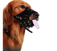 Dog Muzzle, Dog Safe, Multi-Function Adjustable Breathable Dog Mouth Guard for Veterinary Examination, Grooming