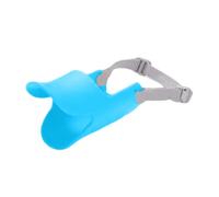 Dog Muzzle Duck Mouth Soft Adjustable Muzzle For Small Medium Dogs | Soft Flexible Beak Style Muzzle Helps Limit Biting And Unwanted Chewing With Adjustable Straps For Short Supervised