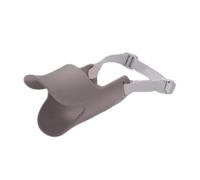 Dog Muzzle Duck Mouth Soft Adjustable Muzzle For Small Medium Dogs | Soft Flexible Beak Style Muzzle Helps Limit Biting And Unwanted Chewing With Adjustable Straps For Short Supervised