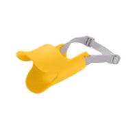Dog Muzzle Duck Mouth Soft Adjustable Muzzle For Small Medium Dogs | Soft Flexible Beak Style Muzzle Helps Limit Biting And Unwanted Chewing With Adjustable Straps For Short Supervised