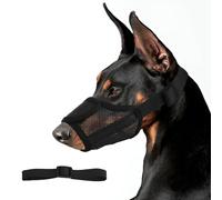 Dog Muzzle Extra Large, Prevent Barking Eating Biting Chewing Ideal Muzzles for Large Labrador Retriever Golden Retriever German Shepherd Husky Border Collie Adjustable Breathable soft Muzzle for Long