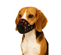 Dog Muzzle - Extra Small - Durable & Adjustable Plastic Muzzle for Safe Control - Ideal for Walks & Training - Flamingo Muzzle Silas S