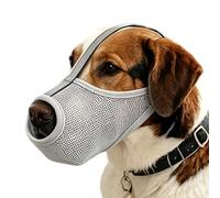 Dog Muzzle for Barking Mesh Reflective Pet Mouth Cover
