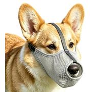 Dog Muzzle for Barking Reflective Breathable Soft Mouth Cover