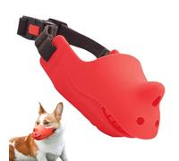 Dog Muzzle For Barking, S/M/L/XL Silicone Dog Muzzle Cute Dog Muzzle Soft Dog Mouth Cover Comfortable Breathable Dog Muzzle For Small Medium Large Dogs