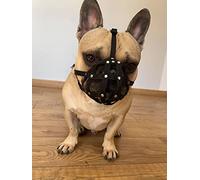 Dog Muzzle for French Bulldog "Frenchies" a Other similar snouts short snout (Black, FB1)