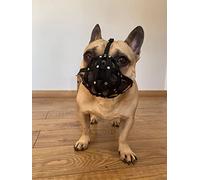 Dog Muzzle for French Bulldog "Frenchies" a Other similar snouts short snout (FB0, Black)