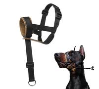 Dog Muzzle for Large Breed Adjustable Dogs Muzzles for Xl Bully Breathable Basket Muzzle,Soft Silicone Basket Muzzles with Reflective Strip to Prevent Biting Barking Chewing,Dogs Can Drink