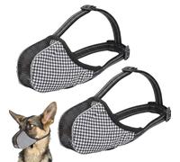 Dog Muzzle for Small Dog, Muzzle for French Bulldog, Small Dog Muzzle Jack Russell, Secure Pet Training Aid, Durable Mesh Material, Two Piece Set