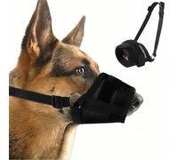Dog Muzzle for Small Medium Large Dogs, Breathable Mesh Dog Muzzle, Adjustable Anti-Fall Bite Barking Chewing, Size L