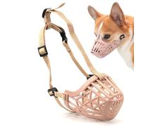 Dog Muzzle, Humane Design Breathable Dog Panting and Drinking Adjustable, Padded, Dog Training Muzzle for Small Medium Large Dogs, Prevent Biting, Wildlife Scavenging (XS)