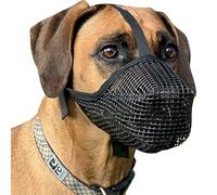 Dog Muzzle, Mesh Covered with Adjustable Straps, Breathable Poisoned Bait Protection Muzzle for Small Medium Large Dogs Prevent Biting, Chewing