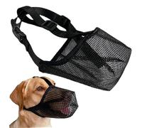 Dog Muzzle Rounded Breathable Mesh Muzzle with Adjustable Straps Size L Pet Mouth Cover Dog Muzzles To Prevent Biting, Mesh, For Large Dogs, Baskerville