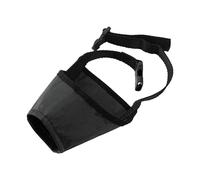 Dog Muzzle, Soft Air Mesh Muzzle for Small, Medium & Large Dogs, Biting, Barking, Chewing, Breathable, Adjustable Loop, Suitable for German,M ByT137 (Black, 17x22cm)