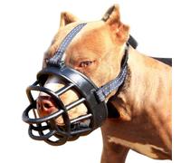 Dog Muzzle,Soft Basket Silicone Muzzles for Dog,Prevent Biting Chewing and Barking, Allows Drinking and Panting (Size 5)
