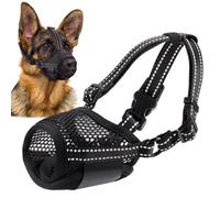 Dog Muzzle,Soft Mesh Muzzle for Small Medium Large Dogs to Prevent Biting,Pets Muzzle for Chihuahua Poodle Husky Labrador Retriever, Breathable Drinkable Adjustable for Chewing Grooming(XXL)