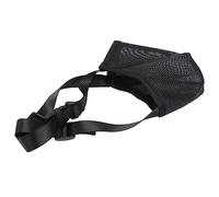 Dog Muzzle Soft Mesh Poisoned Bait Protection Pet Mouth Cover with Adjustable Straps for Small Medium Large Dogs 13x16cm / 5.1x6.3in