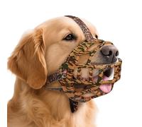 Dog Muzzle to Prevent Biting, Basket Muzzles for Large Medium Small Dogs Allows Panting Drinking Anti Chewing, Perfect for Grooming Trimming Training and Aggressive Reactive Dogss (Brown, Size 4)