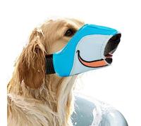 Dog Muzzle Training, Breathable Cute Protector, No Bark Training Aid with Sturdy Build, Device for Outdoor Walking, Training, Park, Travel, Camping, Hiking, Vacation, Daily, 13 x 14 x 0.5 cm