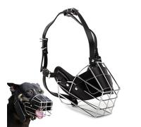 Dog Muzzle Wire Basket | Adjustable Metal Basket for Biting Chewing | Muzzles for Large Breed Dogs, No Bite Muzzle for Dogs, Dog Mouth Mesh, Dog Muzzle for Grooming, All-Round Protection
