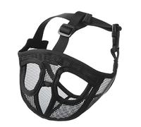 Dog Muzzle with Flattened Muzzle - Adjustable, Breathable - for English or French Bulldog, Pekingese, Shih-Tzu, Pug, Also Suitable for Cats, 1