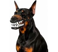 Dog Muzzle with Large Teeth - Halloween Zombie Dog Mask Funny Costume Could Be The Funniest And Coolest