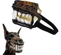 Dog Muzzle with Large Teeth - Halloween Zombie Dog Mask, Funny Costume, That Could Be The Funniest and Coolest