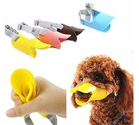 Dog Muzzles Silicone Duck-Bill Duck Mouth Shape
