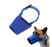 Dog Muzzles Suit,Breathable & Waterproof Adjustable Dog Muzzle for Small,Medium-Anti-Biting,Anti-Barking,Anti - Chewing Protection (Blue,Suitable for Long Snouts)