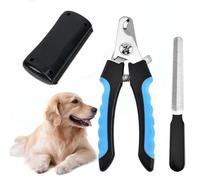 Dog Nail Clippers for All Breeds - Professional Dog Nails Clippers with Safety Lock and Protective Guard - Suitable for Dogs, Cats, Rabbits, and Guinea Pigs - Avoid Over Cutting with Ease and Safety.