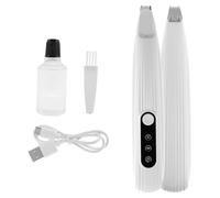 Dog Nail Clippers Paw Trimmer with LED Light USB Rechargeable Low Noise Electric Cordless Portable Pet Grooming Tool for Dogs Cats Puppies Small Nails Toenail Grinding Paw Care Home Use Quick Sensor