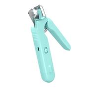 Dog Nail Clippers - Puppy Nail Clippers with Light - 2 in 1 Pet Claw Trimmer, Silent Electric Grinder, Enhanced Visibility, Reduces Risk of Cutting Kitten