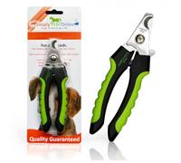 Dog Nail Clippers with Safety Guard - Designed by UK Veterinarians - Safe, Ultra-Sharp & Beginner-Friendly - Precision Engineered Stainless Steel Dog Nail Trimmer for Thick Nails & All Dog Sizes
