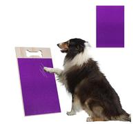 Dog Nail File Board - Dog Finger Deck Scraper, Wooden for Safe and Gentle pet Grooming, Dog Scraper, 1 Extra Sandpaper - Dog File Board, Multi-Purpose Trimmer (Purple)