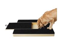 Dog Nail File Board - Pull-Out Pet Nail Grinder for Dogs | Wooden Scratching Board Protects Furniture Floors, Keeps Nails Trimmed Safely, Ideal for Home Grooming and Pet Care