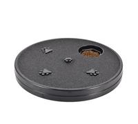 Dog Nail File Toy, Rotating Treat Puzzle, Interactive Pet Game, Indoor Activity, Nail Care, Enrichment, Canine Fun, 12.99 x 12.99 x 1.57 inches, Black, Blue, Green Colors