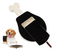 Dog Nail File Toy, Wooden Nail Card, POS with Scratch Scratch for Puppy Squeeze Card, Nail Grinder for Dogs, Buffer Loop for Care and Shape