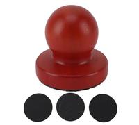 Dog Nail File,Wooden Round Dog Scratch Pad With 3 Replaceable Sandpapers Stress Nail File For Dogs Nail File Kit for Stress Nail Trimming