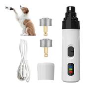 Dog Nail Grinder - 2-Speed Adjustable Pets Nail Trimmer | Rechargeable Quiet Cat Nail Trimmer | Pet Grooming Supplies for Hygiene Relaxing Cleaning for Home Use of Pet Accessoriesss