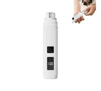 Dog Nail Grinder - Dog & Cat Nail Grinder with Three speed settings, LED Battery Display - Painless Nail Trimmer for Small to Large Pets, Thick Nails, and Sensitive Paws