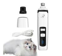 Dog Nail Grinder, Dog Claw Grinder - Professional Puppy Nail Grinder,Super Quiet Nail Grinder with 4 LED Lights,Rechargeable Electric Nail Clipper for Dog