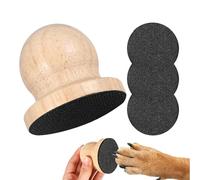 Dog Nail Grinder Quiet Silent Wooden Claw Care with 3 Pieces Replaceable