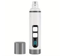 Dog Nail Grinder Quiet- Ultra-Quiet Dog & Cat Nail Grinder with LED Light & Battery Display & Upgrade Grinding Head - Painless Nail Trimmer for Small to Large Pets, Thick Nails, and Sensitive Paws