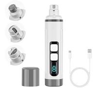 Dog Nail Grinder Quiet- Ultra-Quiet Dog & Cat Nail Grinder with LED Light & Battery Display & Upgrade Grinding Head - Painless Nail Trimmer for Small to Large Pets, Thick Nails, and Sensitive Paws