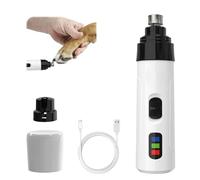 Dog Nail Grinders Silent - 2 Speed Pet Friendly Electric Dog Nail Trimmer, USB Charging Fully Automatic Painless Groom Pro for Most Cats, Dogs, Pets 0716