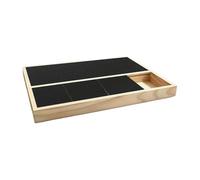 Dog Nail Scratch Board Interactive Trimmer Pad with Treat Box