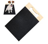 Dog Nail Scratch Board | Pet Nail File Board | Wooden Wear-Resistant Foot Sandpaper No Debris Falling for Thick Toenail Large Small Breed Puppy