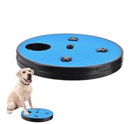 Dog Nail Scratch Board, Rotatable Scratch Mat, Round Slow Feeder Toy, Interactive Pet Puzzle for Nail Grinding & Mental Stimulation, Indoor Dog Accessory