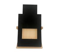 Dog Nail Scratch Board Wooden Fun Interactive Pad with Treat Box